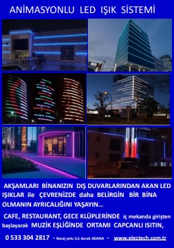 ANİMASYONLU LED AYDINLATMA 